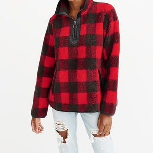 Abercrombie & Fitch Sherpa Pullover